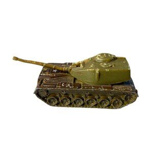 Vintage Hot Wheels Army Tank Tough Customer Green  Die Cast For Parts u